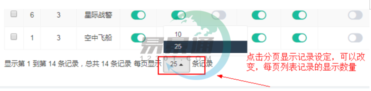 易景通景區(qū)票務(wù)系統(tǒng)：開關(guān)控件