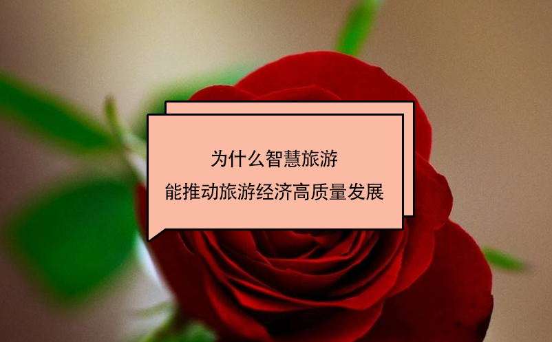 為什么智慧旅游能推動旅游經(jīng)濟高質(zhì)量發(fā)展
