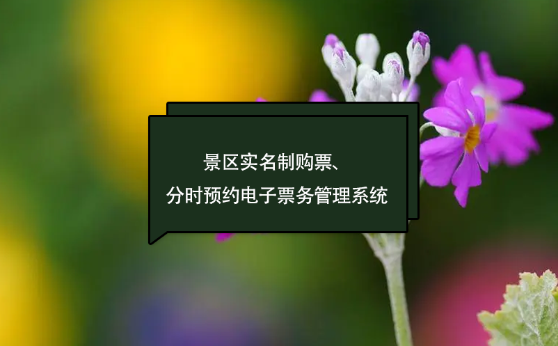 景區(qū)實(shí)名制購(gòu)票、分時(shí)預(yù)約訂票電子票務(wù)管理系統(tǒng)