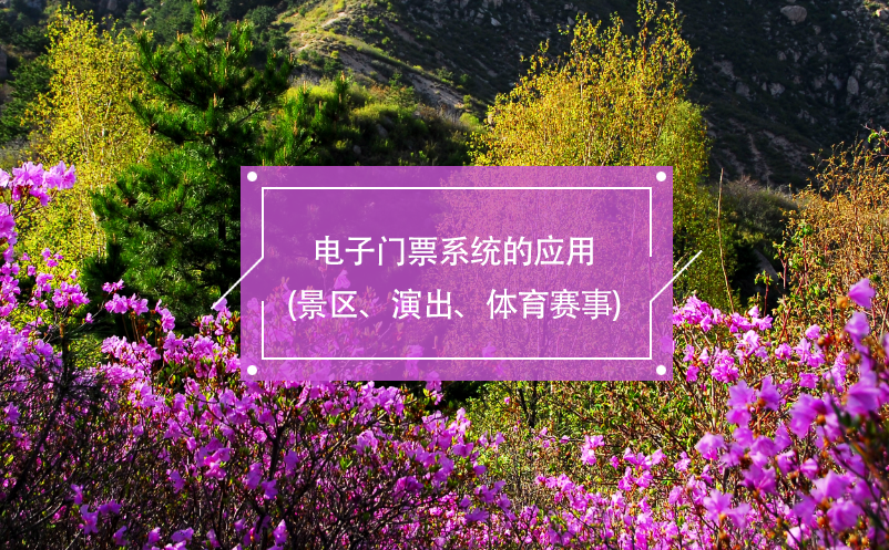 電子門票系統(tǒng)的應(yīng)用(景區(qū)、演出、體育賽事)