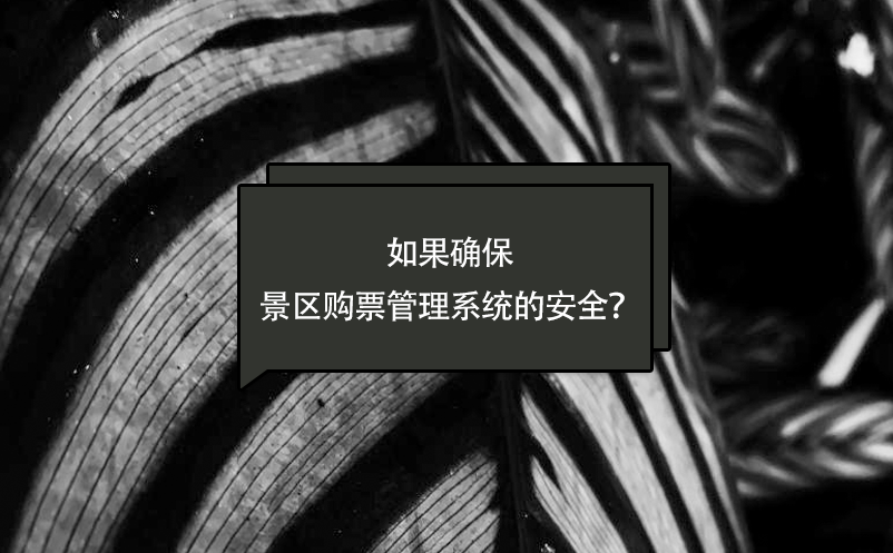 如果確保景區(qū)購票管理系統(tǒng)的安全？