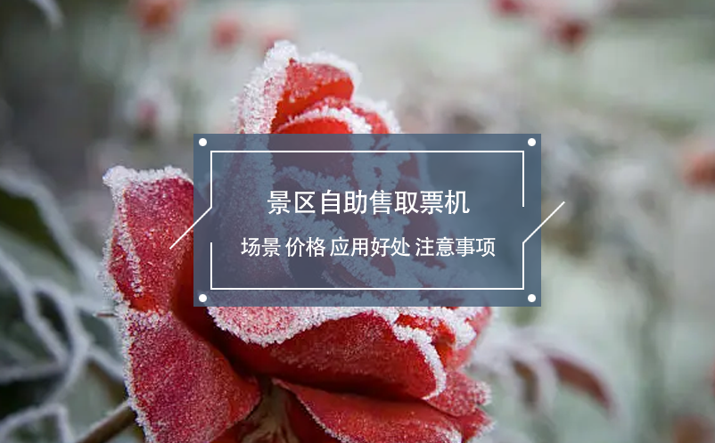 景區(qū)自助售取票機(jī)場景、價(jià)格、應(yīng)用好處、注意事項(xiàng)