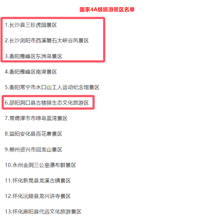 湖南新增13家4A景區(qū)，其中4家使用易景通票務(wù)系統(tǒng)!