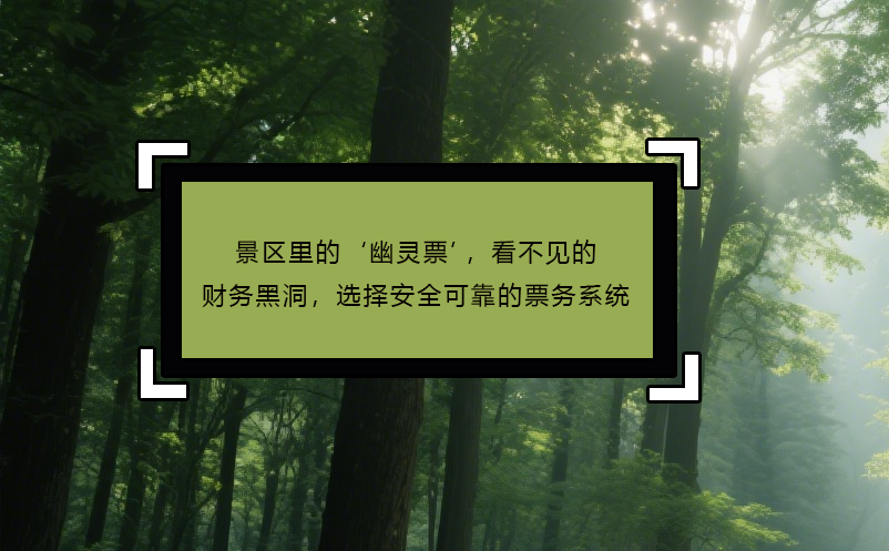 景區(qū)里的‘幽靈票’，看不見的財務(wù)黑洞，選擇安全可靠的票務(wù)系統(tǒng)