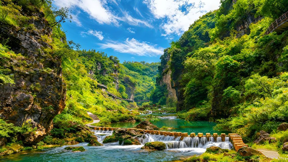 古苗河大峽谷攜手易景通票務(wù)系統(tǒng)，共筑智慧旅游新篇章